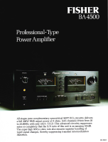 Fisher BA-4500 - Brochure